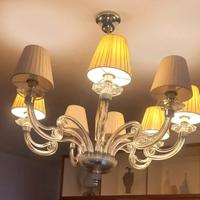 lampadario in cristallo 8 bracci 