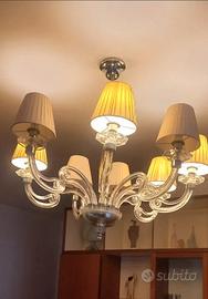 lampadario in cristallo 8 bracci 