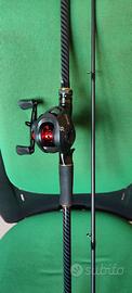 Canna e mulinello da pesca a casting