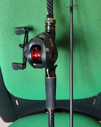 Canna e mulinello da pesca a casting