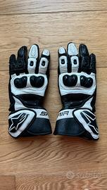 Guanti da moto in pelle per donna