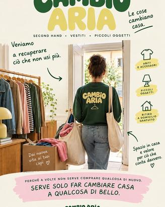 Ritiro abbigliamento usato vintage second-hand