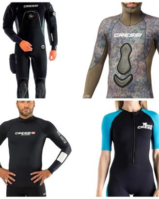 Attrezzature per pesca, sub, campeggio