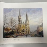 Stampa “Cathedrale de Cartres XII e” - Parigi