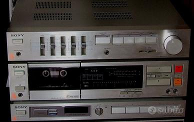 Amplificatore, Tuner, Deck Sony