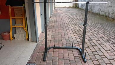 porta bilanciere e bilanciere x squat e pettorali 