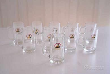 10 Bicchieri di vetro Birra Moretti