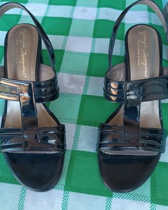 SANDALI ELEGANTE NERI N36 E MEZZO