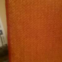 tappeto a pelo corto color ruggine mt.3x2