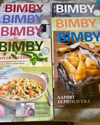 7 riviste originali Bimby TM31, TM5 e TM6.