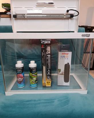 Acquario bianco Amtra Led