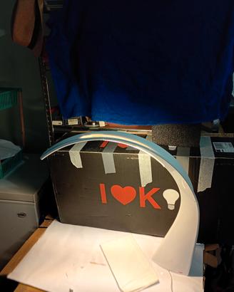 Kartell Taj Lampada da Tavolo dimmerabile, Bianco 