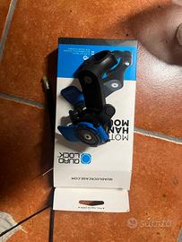 Supporto cellulare quadlock antivibrante presa usb