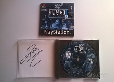 WWF WWE Gioco Playstation + Firma DA COLLEZIONE