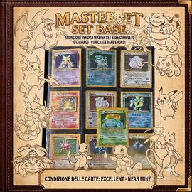 🎴Carte Pokémon Master Set Base  EX/NM 🇮🇹
