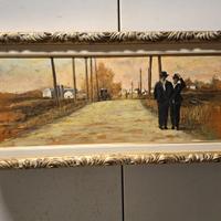 quadro Massimo Lomi - pittore livornese - anni 80