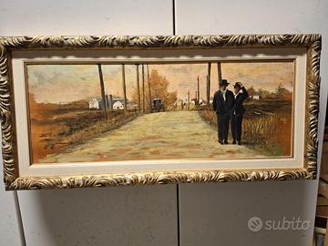 quadro Massimo Lomi - pittore livornese - anni 80