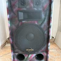 Cassa amplificata con bluetooth usb sd radio