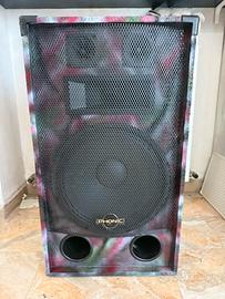 Cassa amplificata con bluetooth usb sd radio