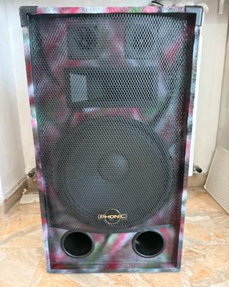 Cassa amplificata con bluetooth usb sd radio