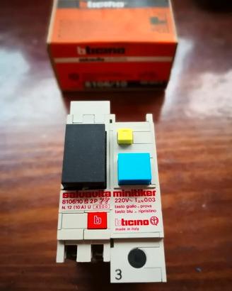 Bticino Magnetotermico Differenziale Minitiker 10A