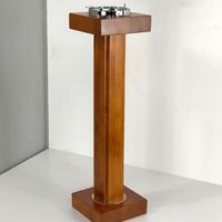 Posacenere da terra in legno massello anni 80