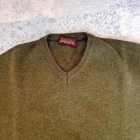 Maglione Boggi tg. 56 verde militare pura lana ver