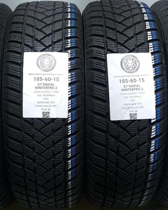 4 GOMME 185 60 15 GT RADIAL A73365