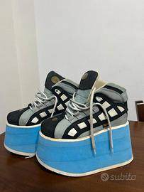 Scarpe platform vintage anni 90 Zone