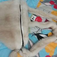 Marsupio in pelliccia di volpe