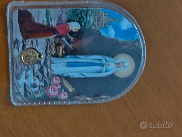 Immagine votiva Madonna Lourdes