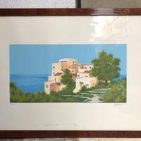 Serigrafia "paesaggio" di Fabio Marcari