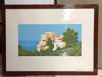 Serigrafia "paesaggio" di Fabio Marcari