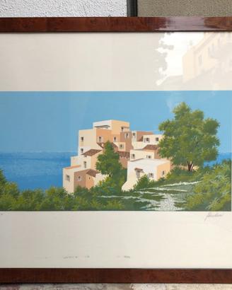 Serigrafia "paesaggio" di Fabio Marcari