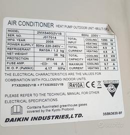 Condizionatore e 2 split daikin usati
