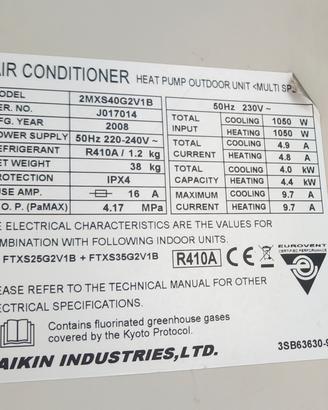 Condizionatore e 2 split daikin usati