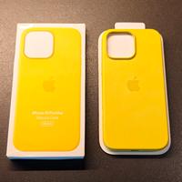 COVER APPLE COLORE GIALLO  PER IPHONE 16 PRO MAX