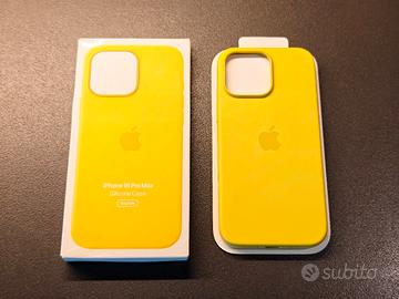COVER APPLE COLORE GIALLO  PER IPHONE 16 PRO MAX