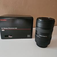 Sigma 8-16mm f/4.5-5.6 DC Nikon – Grandangolo 