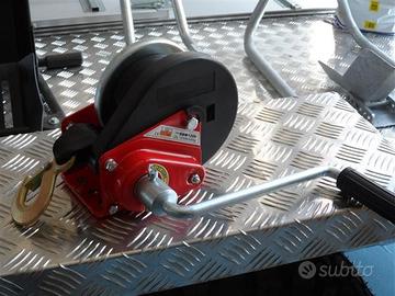 Argano manuale 650Kg verticali con fascia