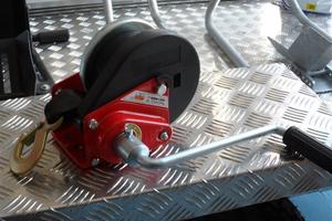 Argano manuale 650Kg verticali con fascia