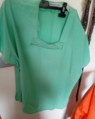 camicetta donna verde