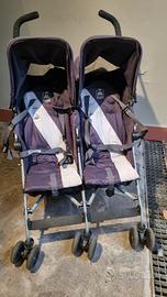 passeggino Maclaren gemellare