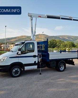 Iveco daily 35c15 con gru e ribaltabile