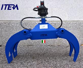 Pinza Legna IPL800PRO 80cm+Rotatore Idraulico10qli