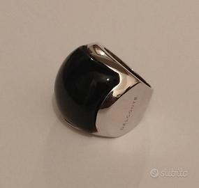 Anello DELCONTE onice e argento