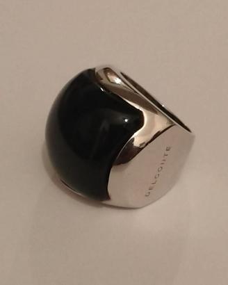 Anello DELCONTE onice e argento