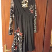 Vestito nero, 100% cotone