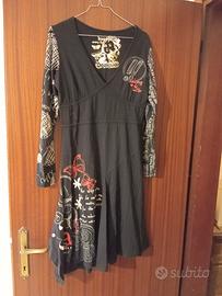 Vestito nero, 100% cotone