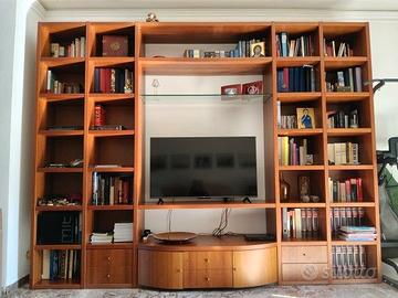 Libreria in legno massello